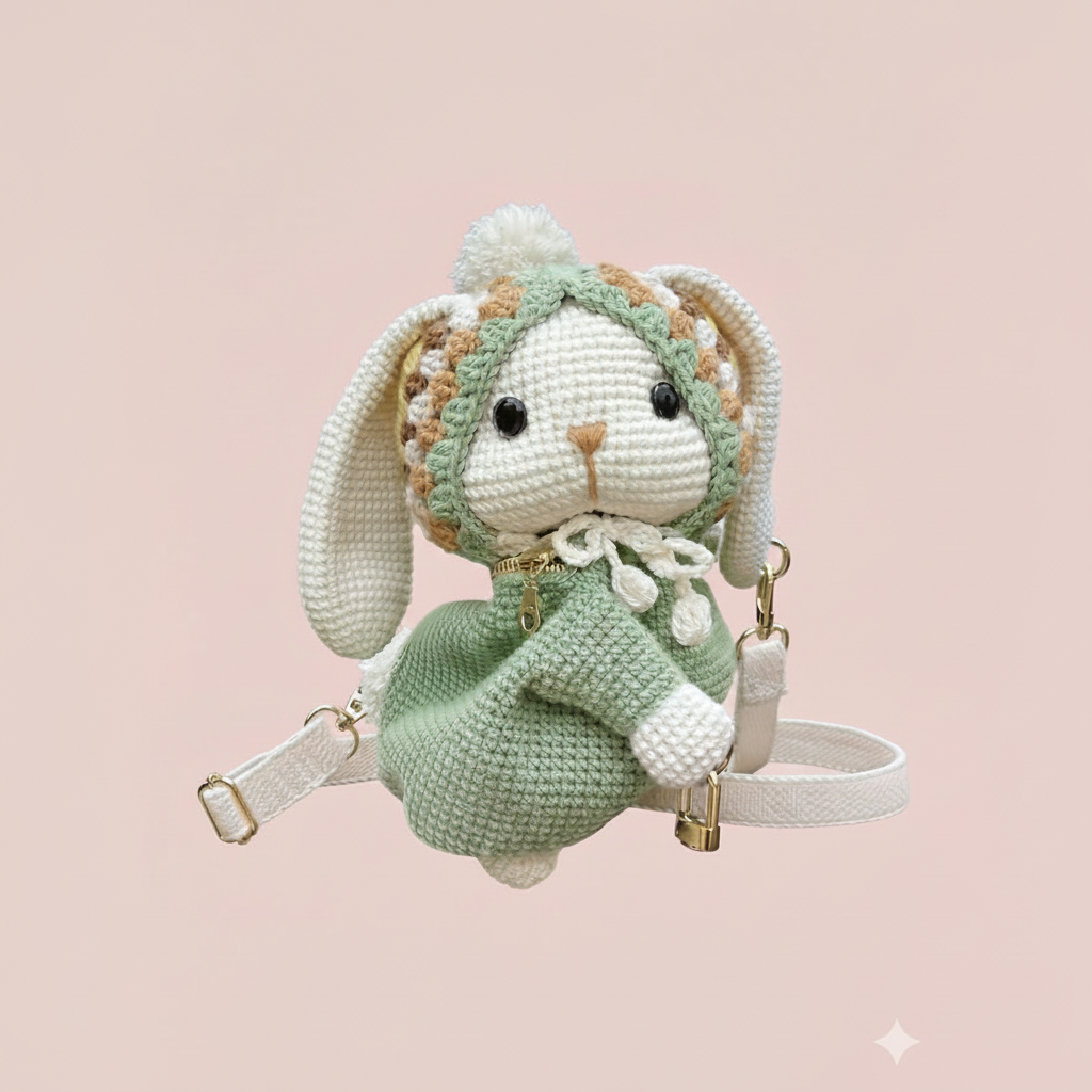 编织兔子产品图 - 方形